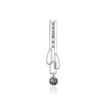 Contemporary Design Silver Pendant TPD433 - Jewelry